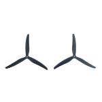 Hélices Gemfan 8046-3 de 3 Aspas y 8 Pulgadas, 1CW+1CCW, de Fibra de Vidrio y Nailon para Drones RC, Motor Recomendado: 2812
